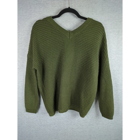 For Bundle Only: Bluenotes Chunky Lace Up Sweater - Picture 4 of 7